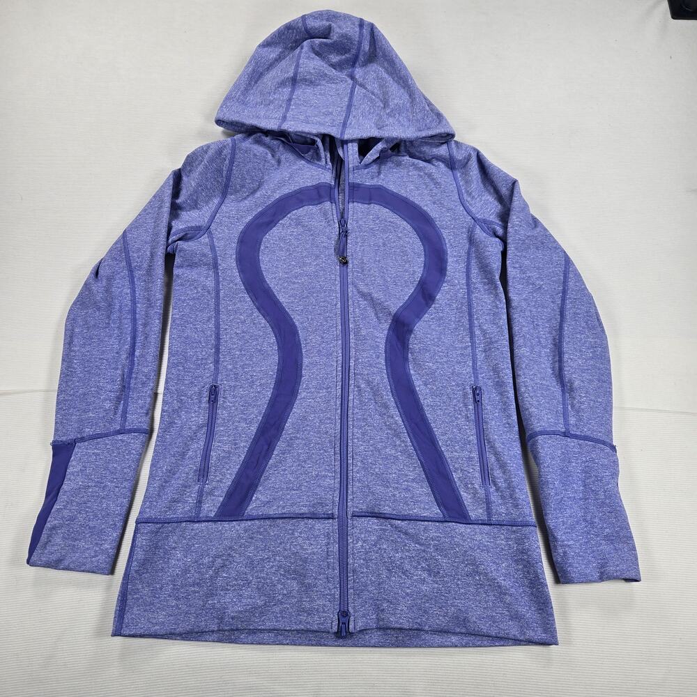 Lululemon Stride Brushed Heathered Persian Purple Jacket Women's Size 10